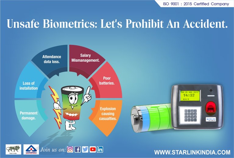 backed biometric attendance machine and access control system