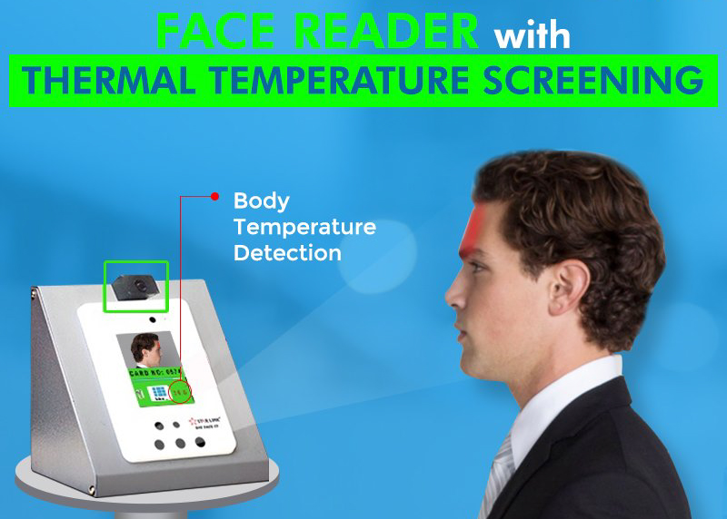 Biometric Face Reader With Thermal Temperature Screening Starlink