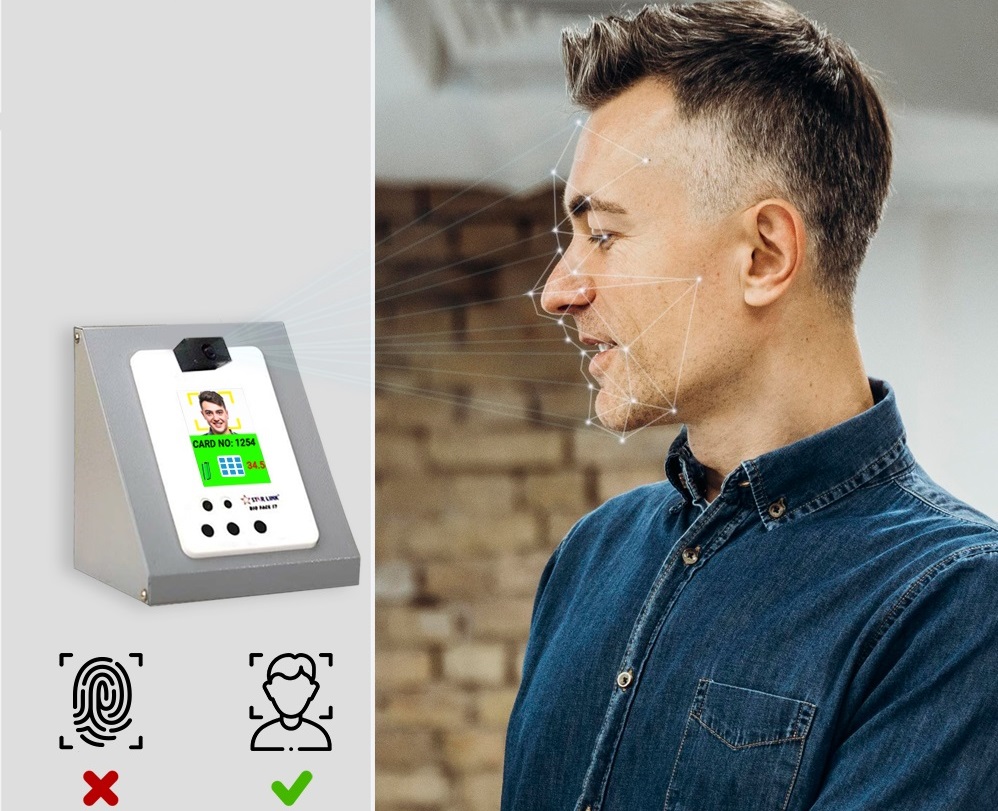 Track Attendance via Facial Recognition System with Temperature Screening