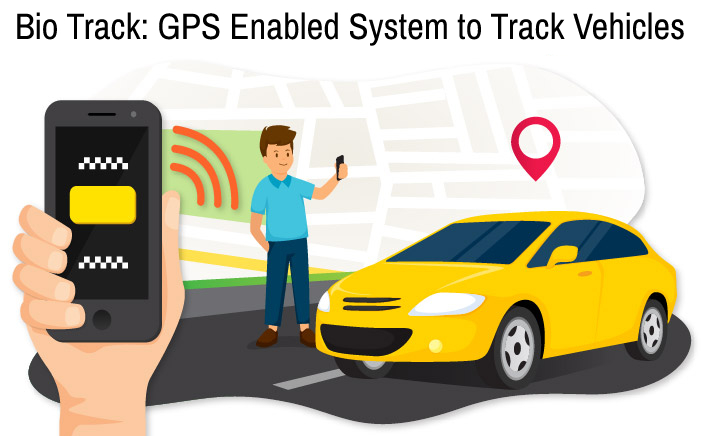 Bio Track GPS Enabled System to Track Vehicles