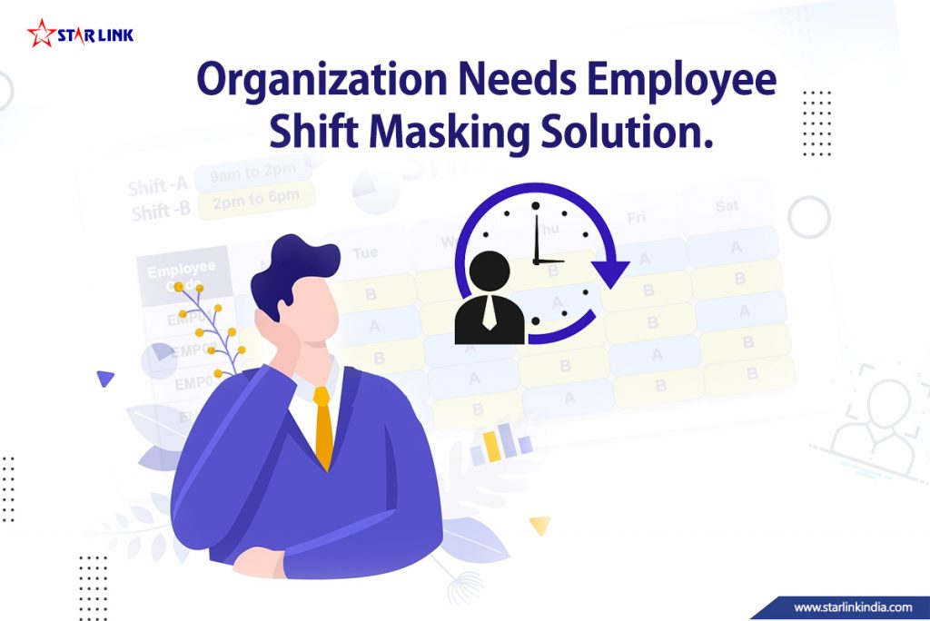 Organization needs employee shift masking solution