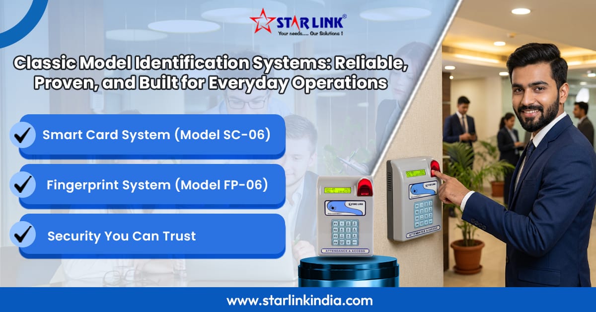 Classic Model Fingerprint and Smart Card Identification Systems