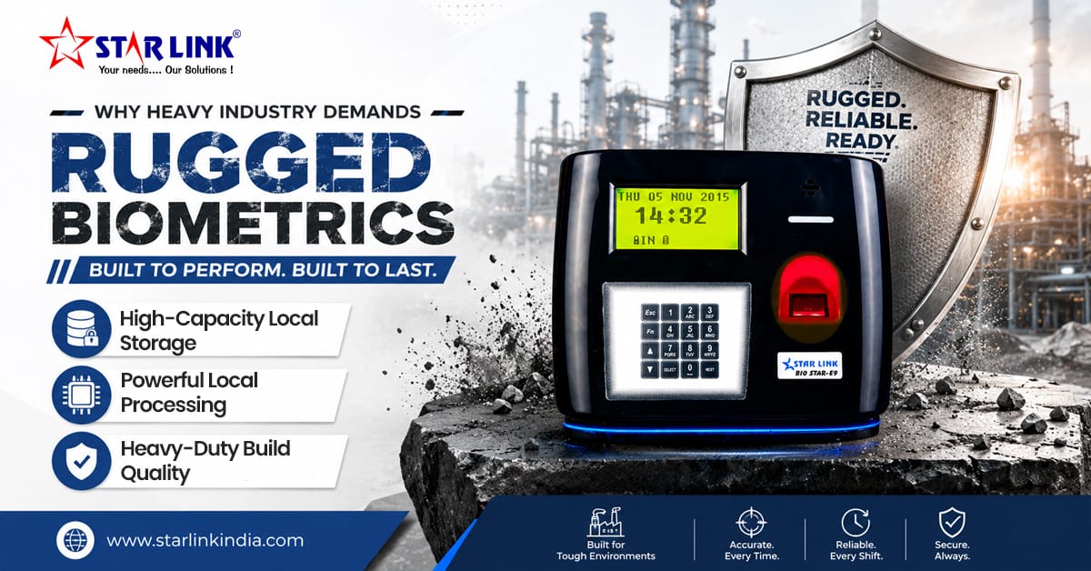 Why Heavy Industry Demands Rugged Biometrics