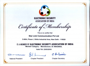 ESAI Certificate