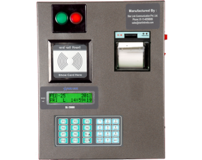 industrial model with printer biometric device